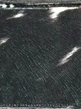 Handmade FAUX Cow Hide Coasters Set of 4 EUC